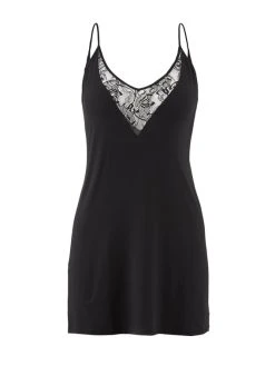 Aubade Lazy Days Kurzes Lounge-Kleid -CALIDA-Shop Aubade Lazy Days Kurzes Lounge Kleid schwarz RL40 NOIR 2