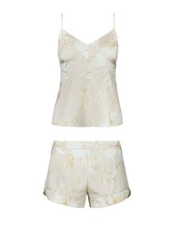 Aubade Silk By Night Kurz-Pyjama 11 Aubade Silk By Night Kurz-Pyjama -CALIDA-Shop Aubade Silk by Night Kurz Pyjama rosa RT6138 SET AMBL 4