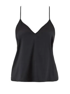 Aubade Silk Desire Spaghetti-Top -CALIDA-Shop Aubade Silk Desire Spaghetti Top schwarz RJ38 NOIR 3
