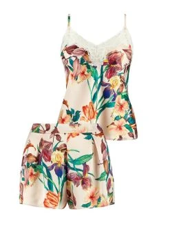 Aubade Sweet Folk Kurz-Pyjama 14 Aubade Sweet Folk Kurz-Pyjama -CALIDA-Shop Aubade Sweet Folk Kurz Pyjama beige RP6138 SET EDN 5