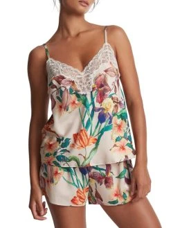 Aubade Sweet Folk Kurz-Pyjama 15 Aubade Sweet Folk Kurz-Pyjama -CALIDA-Shop Aubade Sweet Folk Kurz Pyjama beige RP6138 SET EDN 6