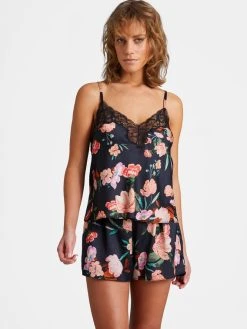 Aubade Sweet Folk Spaghetti-Top -CALIDA-Shop Aubade Sweet Folk Spaghetti Top schwarz RP38 POET 3