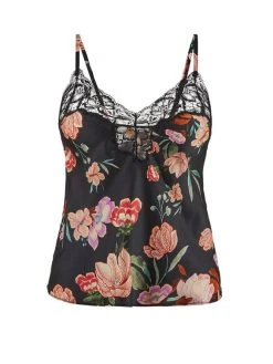 Aubade Sweet Folk Spaghetti-Top -CALIDA-Shop Aubade Sweet Folk Spaghetti Top schwarz RP38 POET 4