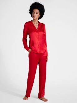 Aubade Toi Mon Amour Seiden-Bluse -CALIDA-Shop Aubade Toi Mon Amour Seiden Bluse rot QS44 PASS 2