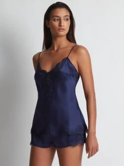 Aubade Toi Mon Amour Seiden-Shorts 10 Aubade Toi Mon Amour Seiden-Shorts -CALIDA-Shop Aubade Toi Mon Amour Shorts blau QS61 MARN 2