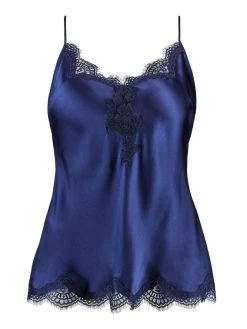 Aubade Toi Mon Amour Spaghetti-Top -CALIDA-Shop Aubade Toi Mon Amour Spaghetti Top blau QS38 MARN 4