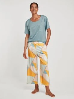 Calida 100% Nature Dreams Kurzarm-Shirt, Compostable -CALIDA-Shop Calida 100 Nature Dreams Kurzarm Shirt Compostable blau 14690 473 3