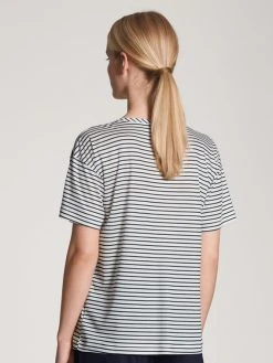 Calida 100% Nature Sleep Kurzarm-Shirt -CALIDA-Shop Calida 100 Nature Kurzarm Shirt blau 14758 339 1