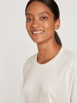 Calida 100% Nature Lounge Langarm-Shirt 11 Calida 100% Nature Lounge Langarm-Shirt -CALIDA-Shop Calida 100 Nature Lounge Langarm Shirt weiss 15708 910 3