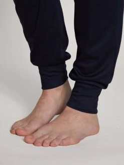 Calida 100% Nature Sleep Pants Mit Bündchen -CALIDA-Shop Calida 100 Nature Pants mit Buendchen blau 29658 339 4