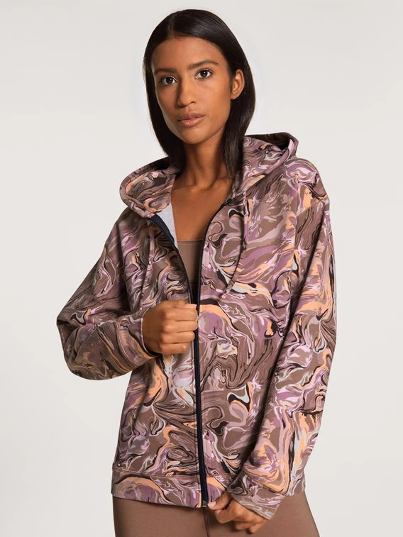 Calida 100% Nature Relax Sweatjacke 3 Calida 100% Nature Relax Sweatjacke
