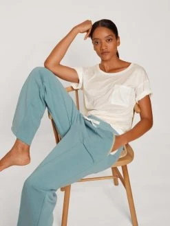 Calida 100% Nature Relax Pants, Compostable 18 Calida 100% Nature Relax Pants, Compostable -CALIDA-Shop Calida 100 Nature Relax Pants Compostable blau 29830 473 6