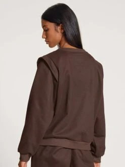 Calida 100% Nature Relax Sweatshirt 12 Calida 100% Nature Relax Sweatshirt -CALIDA-Shop Calida 100 Nature Relax Sweatshirt braun 15257 099 1