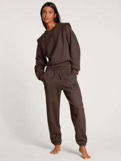 Calida 100% Nature Relax Sweatshirt 14 Calida 100% Nature Relax Sweatshirt -CALIDA-Shop Calida 100 Nature Relax Sweatshirt braun 15257 099 3