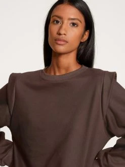 Calida 100% Nature Relax Sweatshirt 15 Calida 100% Nature Relax Sweatshirt -CALIDA-Shop Calida 100 Nature Relax Sweatshirt braun 15257 099 4