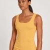 Calida 100% Nature Relax Tank-Top, Compostable -CALIDA-Shop Calida 100 Nature Relax Tank Top Compostable gelb 12697 058