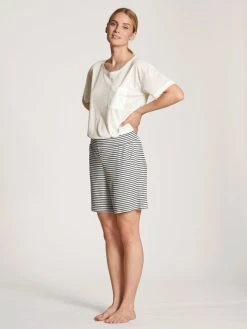 Calida 100% Nature Sleep Shorts -CALIDA-Shop Calida 100 Nature Shorts blau 26558 339 5