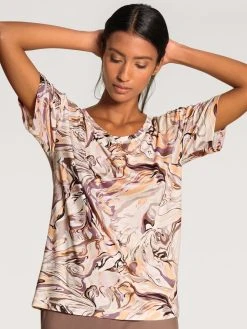 Calida 100% Nature Sleep Kurzarm-Shirt, Compostable