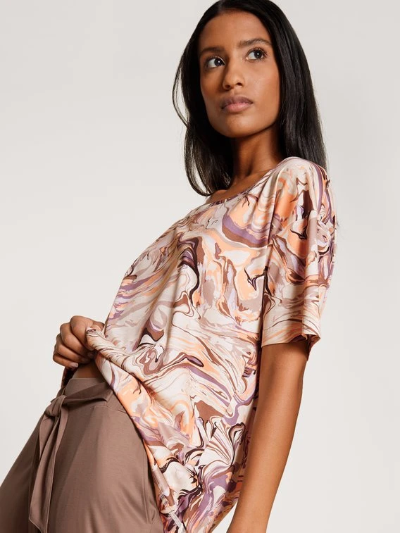 Calida 100% Nature Sleep Kurzarm-Shirt, Compostable 6 Calida 100% Nature Sleep Kurzarm-Shirt, Compostable – Bild 4