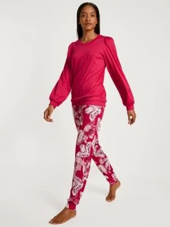 CALIDA-Shop 47 Calida Blooming Nights Bündchen-Pyjama