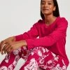 Calida Blooming Nights Pyjama, Lang -CALIDA-Shop Calida Blooming Nights Pyjama lang rot 43152 176