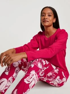 Calida Blooming Nights Pyjama, Lang