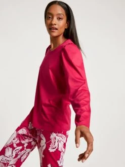 Calida Blooming Nights Pyjama, Lang 15 Calida Blooming Nights Pyjama, Lang -CALIDA-Shop Calida Blooming Nights Pyjama lang rot 43152 176 5