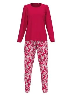 Calida Blooming Nights Pyjama, Lang 17 Calida Blooming Nights Pyjama, Lang -CALIDA-Shop Calida Blooming Nights Pyjama lang rot 43152 176 7