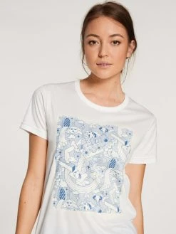 CALIDA X HSLU T-Shirt, Rundhals -CALIDA-Shop Calida CALIDAXHSLU Kurzarm Shirt weiss 14147 910 22 06 08 4