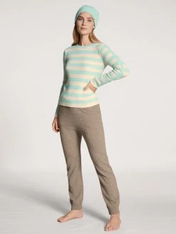 CALIDAxFTC Cashmere Langarm-Shirt -CALIDA-Shop Calida CALIDAxFTC Cashmere Langarm Shirt Tuerkis 15345 493 1632990424