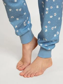 Calida Special Bündchen-Pyjama -CALIDA-Shop Calida Cotton Special Buendchen Pyjama blau 40841 404 4
