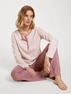 Calida Special Pyjama, Lang -CALIDA-Shop Calida Cotton Special Pyjama lang violett 40741 324 3