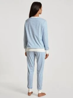 Calida Daylight Dreams Bündchen-Pyjama -CALIDA-Shop Calida Daylight Dreams Buendchen Pyjama blau 42454 474 1