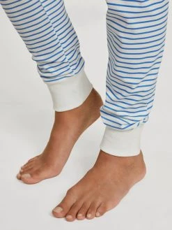 Calida Daylight Dreams Bündchen-Pyjama -CALIDA-Shop Calida Daylight Dreams Buendchen Pyjama blau 42454 474 4