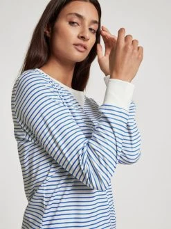 Calida Daylight Dreams Bündchen-Pyjama -CALIDA-Shop Calida Daylight Dreams Buendchen Pyjama blau 42454 474 5