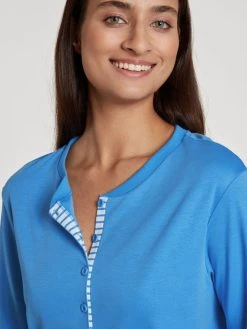 Calida Daylight Dreams Pyjama, Lang -CALIDA-Shop Calida Daylight Dreams Pyjama lang blau 42354 474 3