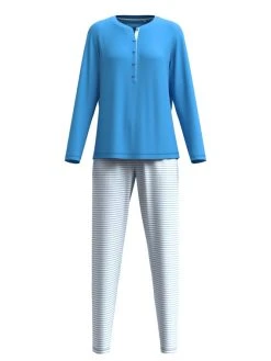 Calida Daylight Dreams Pyjama, Lang -CALIDA-Shop Calida Daylight Dreams Pyjama lang blau 42354 474 7
