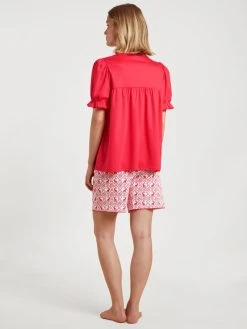 Calida Easter Nights Kurz-Pyjama 10 Calida Easter Nights Kurz-Pyjama -CALIDA-Shop Calida Easter Nights Kurz Pyjama rot 42652 136 1