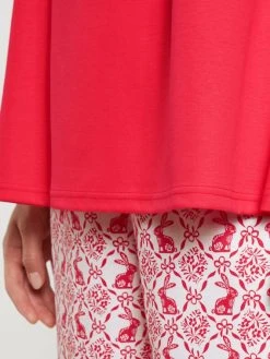 Calida Easter Nights Kurz-Pyjama 12 Calida Easter Nights Kurz-Pyjama -CALIDA-Shop Calida Easter Nights Kurz Pyjama rot 42652 136 3