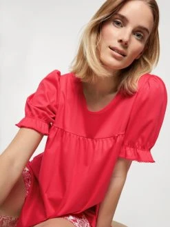 Calida Easter Nights Kurz-Pyjama 13 Calida Easter Nights Kurz-Pyjama -CALIDA-Shop Calida Easter Nights Kurz Pyjama rot 42652 136 neu