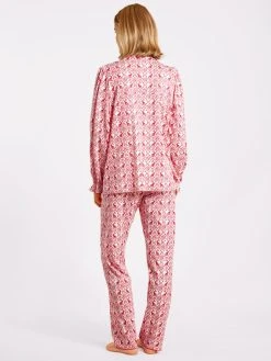 Calida Easter Nights Pyjama, Durchgeknöpft -CALIDA-Shop Calida Easter Nights Pyjama lang rot 42552 136 2