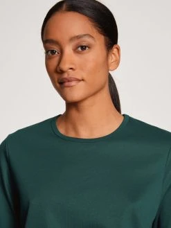 Calida Family & Friends Bündchen-Pyjama -CALIDA-Shop Calida Family and Friends Buendchen Pyjama gruen rot 44798 648 2