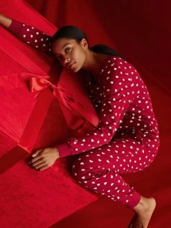 Calida Family & Friends Jumpsuit 13 Calida Family & Friends Jumpsuit -CALIDA-Shop Calida Family and Friends Combi rot 60998 167 neu