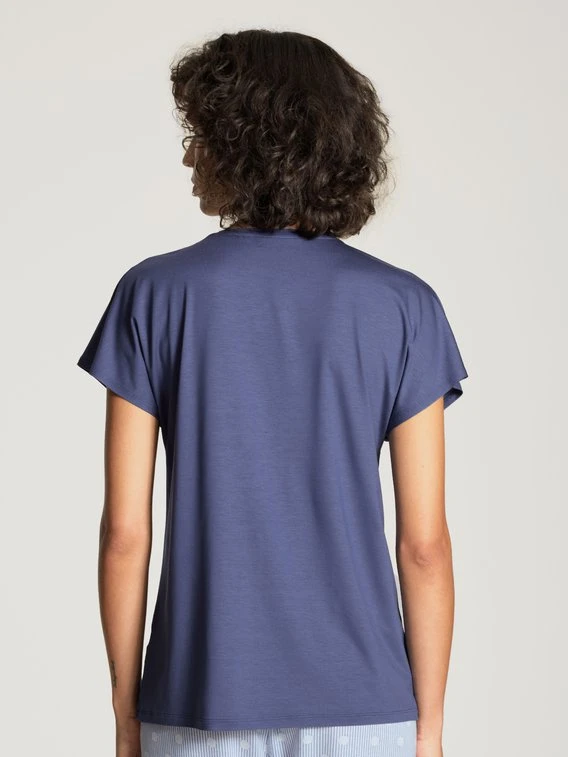 Calida Favourites Daisy Kurzarm-Shirt, V-Neck 4 Calida Favourites Daisy Kurzarm-Shirt, V-Neck – Bild 2