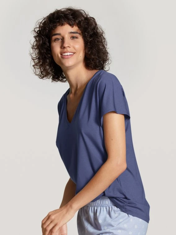 Calida Favourites Daisy Kurzarm-Shirt, V-Neck 3 Calida Favourites Daisy Kurzarm-Shirt, V-Neck