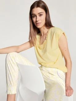 Calida Favourites Daisy Kurzarm-Shirt -CALIDA-Shop Calida Favourites Daisy Kurzarm Shirt gelb 14095 014 4