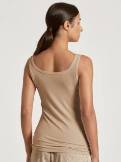 Calida Favourites Desert Tank-Top, Feinripp 8 Calida Favourites Desert Tank-Top, Feinripp -CALIDA-Shop Calida Favourites Desert Tank Top Feinripp beige 12392 944 1