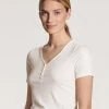Calida Favourites Dreams Kurzarm-Shirt, Feinripp 1 Calida Favourites Dreams Kurzarm-Shirt, Feinripp -CALIDA-Shop Calida Favourites Dreams Kurzarm Shirt Feinripp weiss 14032 910