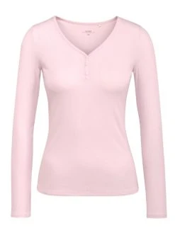 Calida Favourites Cottage Langarm-Shirt, Feinripp -CALIDA-Shop Calida Favourites Dreams Langarm Shirt Feinripp rosa 15032 242 5