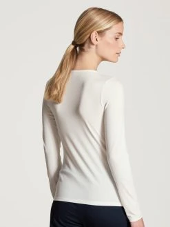 Calida Favourites Dreams Langarm-Shirt, Feinripp 7 Calida Favourites Dreams Langarm-Shirt, Feinripp -CALIDA-Shop Calida Favourites Dreams Langarm Shirt Feinripp weiss 15032 910 1